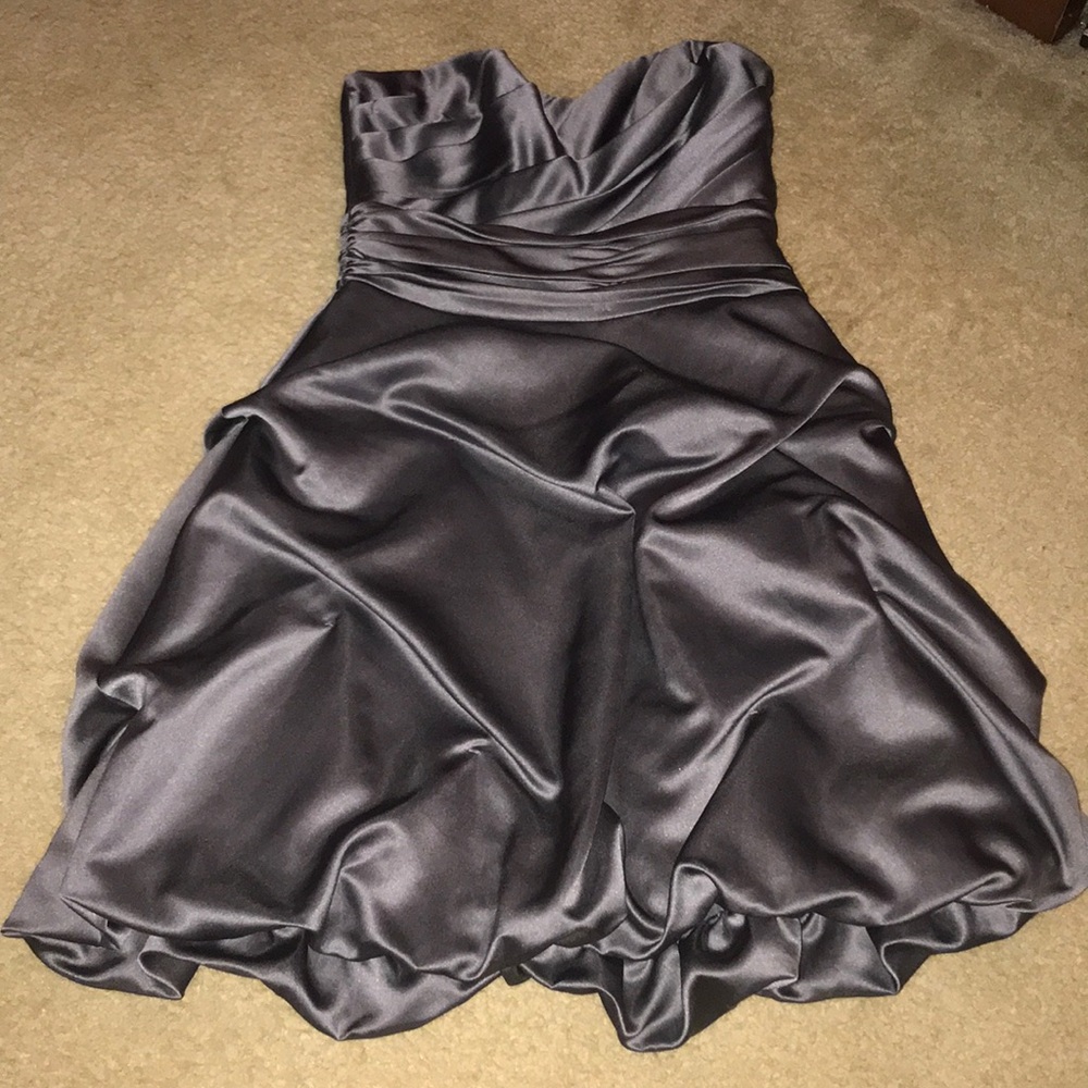 David’s Bridal strapless cocktail dress -Sz 4